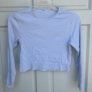 white cropped baby tee